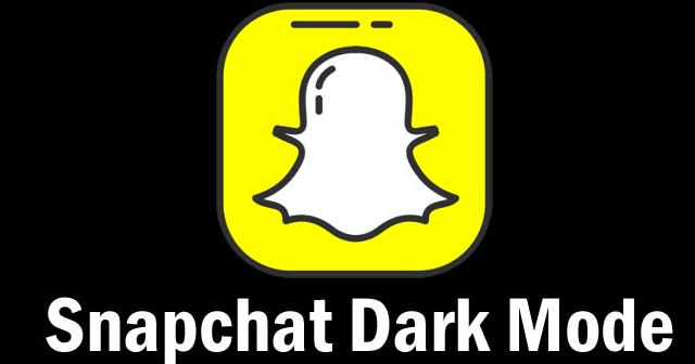 snapchat dark theme